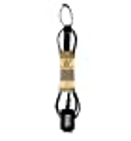 7" SLATER DESIGNS REGULAR SURFBOARD LEASH (Black/Black, 7'0")(SW) 5 7" SLATER DESIGNS REGULAR SURFBOARD LEASH (Black/Black, 7'0")(SW) - Image 3