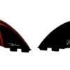 FIREWIRE TWIN MACHADO TWIN KEEL FIN DOUBLE TAB FINS (FINM-TKL-2F-2-O-RDBK)