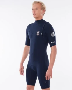 RIP CURL E BOMB ZIPPER FREE 2/2 SHORT SLEEVE SPRING (WSP8AE)