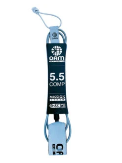 OAM 5'5 COMP MISSION ULTRALIGHT LEASH 9 OAM 5'5 COMP MISSION ULTRALIGHT LEASH -Dakine Shop oam mission leash 5 5 comp grey front 17592.1675878684